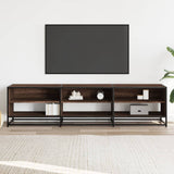 Meuble TV chêne marron 180x40x46 cm bois d'ingénierie