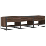 Meuble TV chêne marron 180x40x46 cm bois d'ingénierie