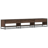 Meuble TV chêne marron 270x40x46 cm bois d'ingénierie