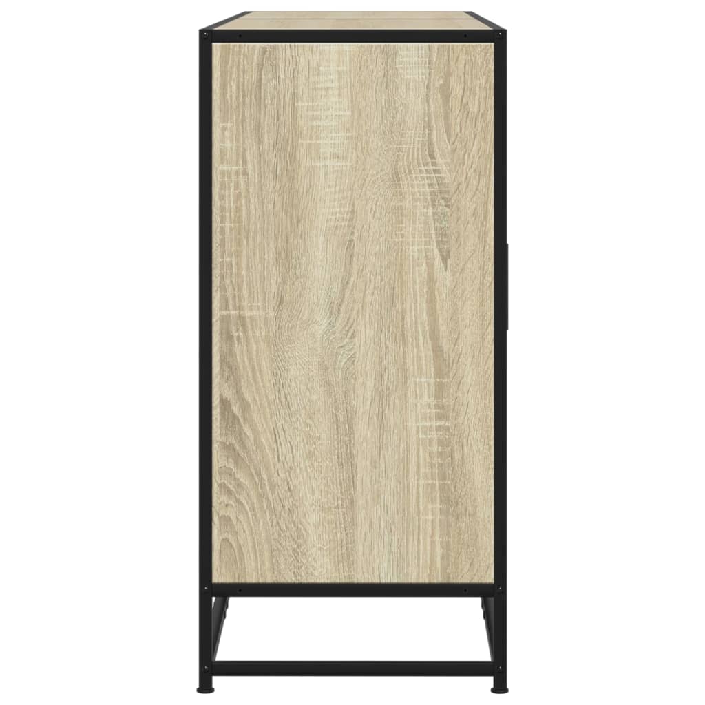 Sonoma oak sideboard 134x35x76 cm engineered wood