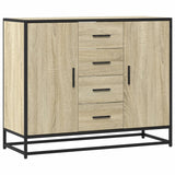 Sonoma oak sideboard 92x35x76 cm engineered wood