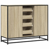 Sonoma oak sideboard 92x35x76 cm engineered wood