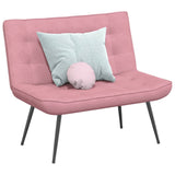 Banc rose 110x74x84 cm velours