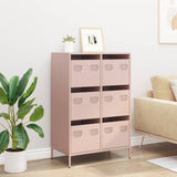 Buffet haut rose 68x39x101,5 cm acier