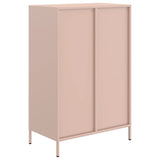 Buffet haut rose 68x39x101,5 cm acier