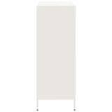 Buffet haut blanc 68x39x101,5 cm acier