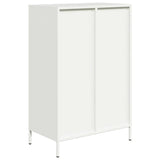 Buffet haut blanc 68x39x101,5 cm acier