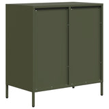 Buffet vert olive 68x39x73,5 cm acier laminé à froid