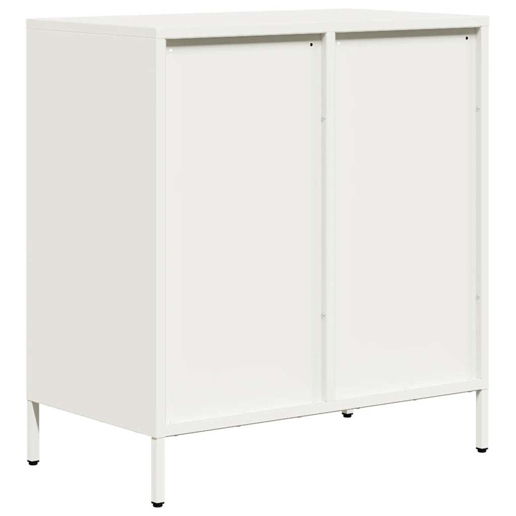 Buffet blanc 68x39x73,5 cm acier laminé à froid