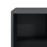 Table basse anthracite 101,5x50x43,5 cm acier laminé à froid