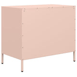 Buffet rose 68x39x58,5 cm acier laminé à froid