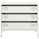 Buffet blanc 68x39x58,5 cm acier laminé à froid