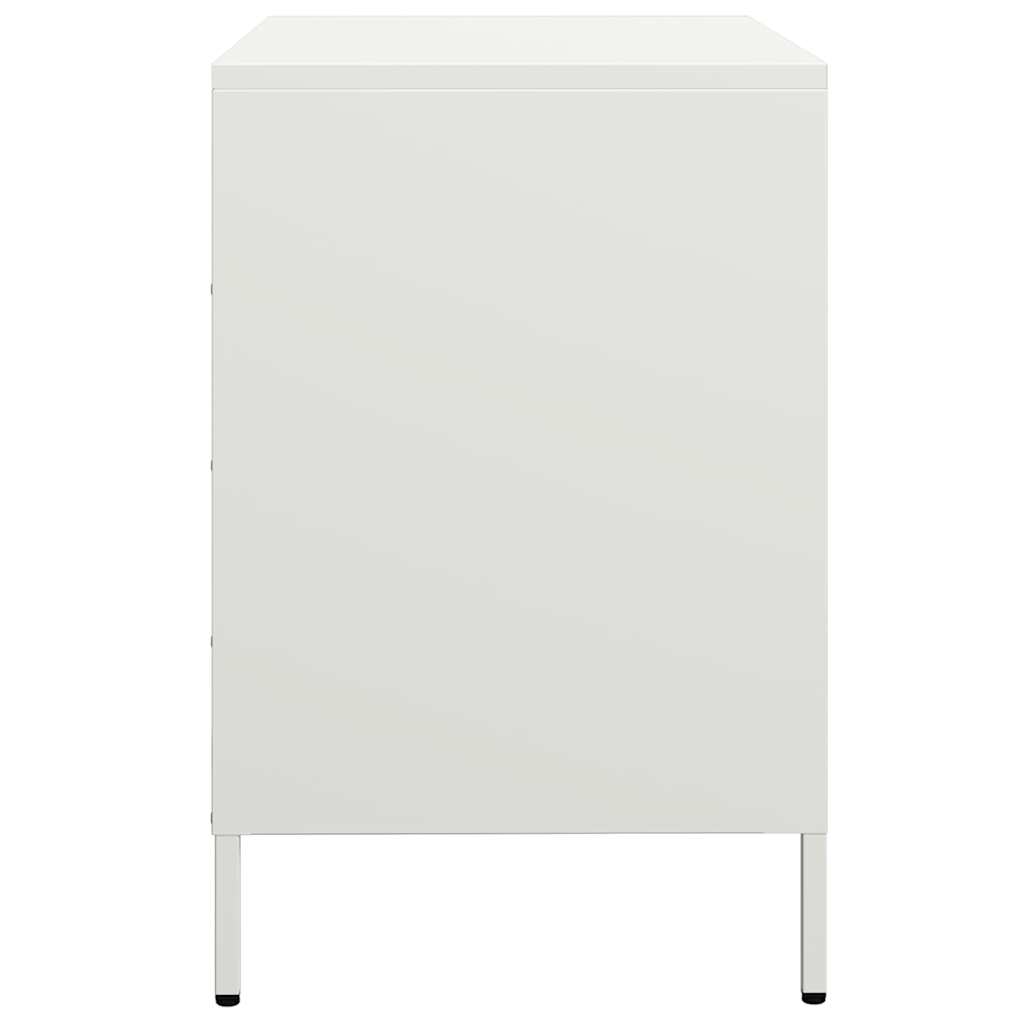 Buffet blanc 68x39x58,5 cm acier laminé à froid