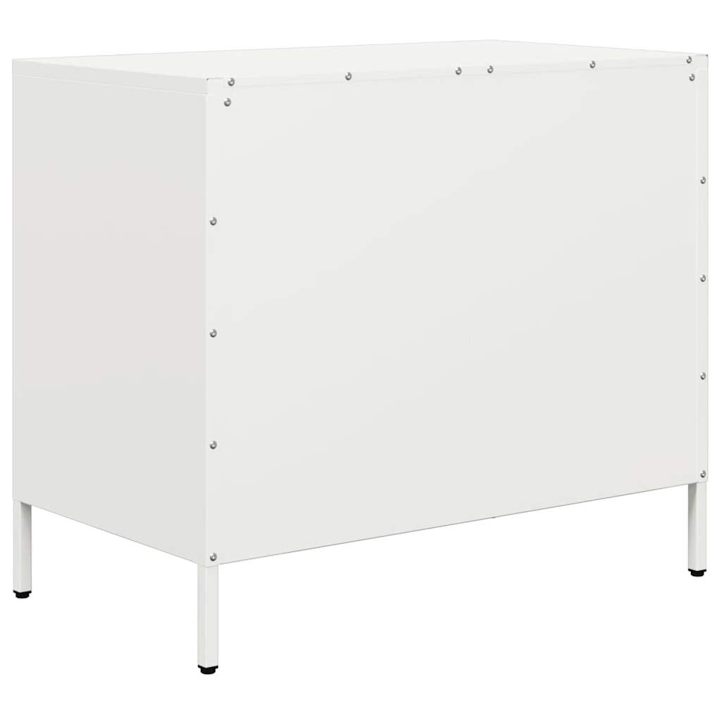 Buffet blanc 68x39x58,5 cm acier laminé à froid