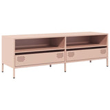 Pink TV cabinet 135x39x43.5 cm cold rolled steel