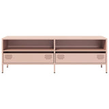 Pink TV cabinet 135x39x43.5 cm cold rolled steel