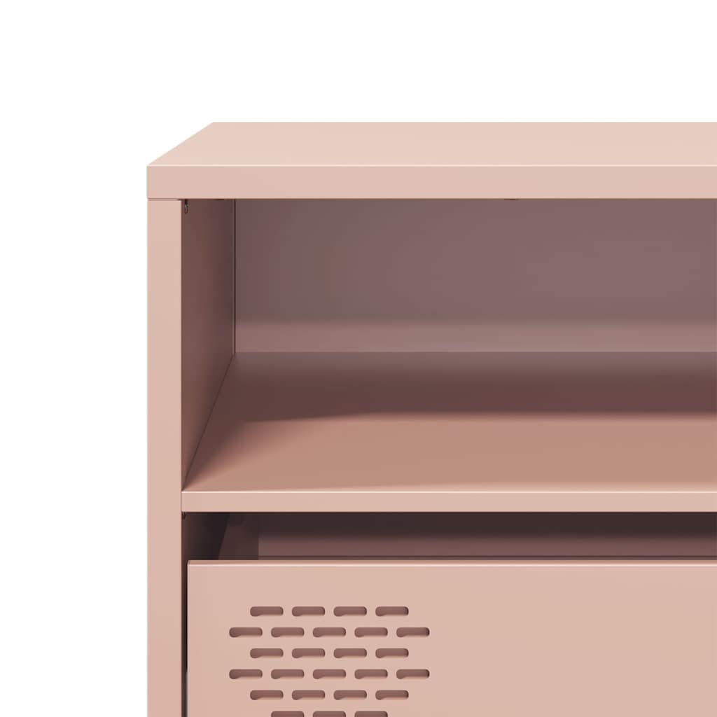 Pink TV cabinet 135x39x43.5 cm cold rolled steel