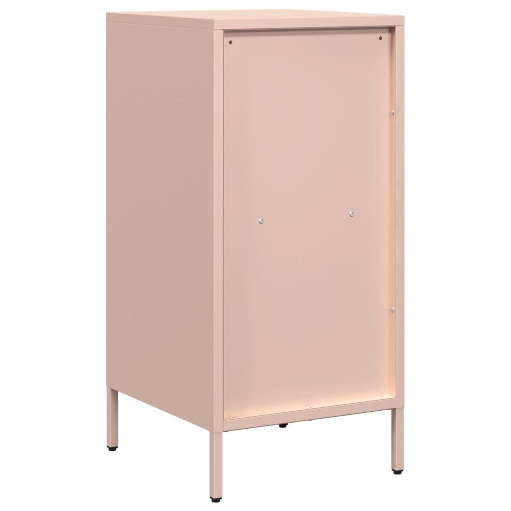 Buffet rose 35x39x73,5 cm acier laminé à froid