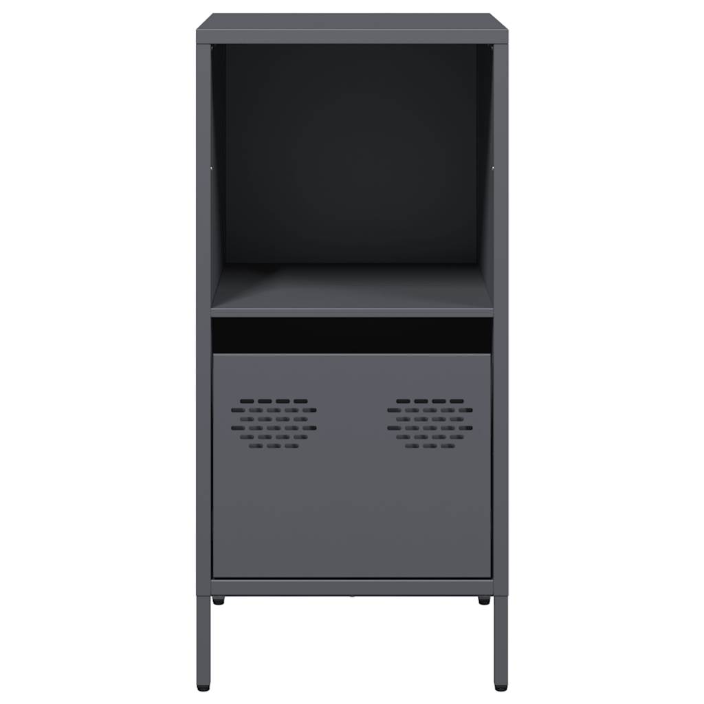 Buffet anthracite 35x39x73,5 cm acier laminé à froid