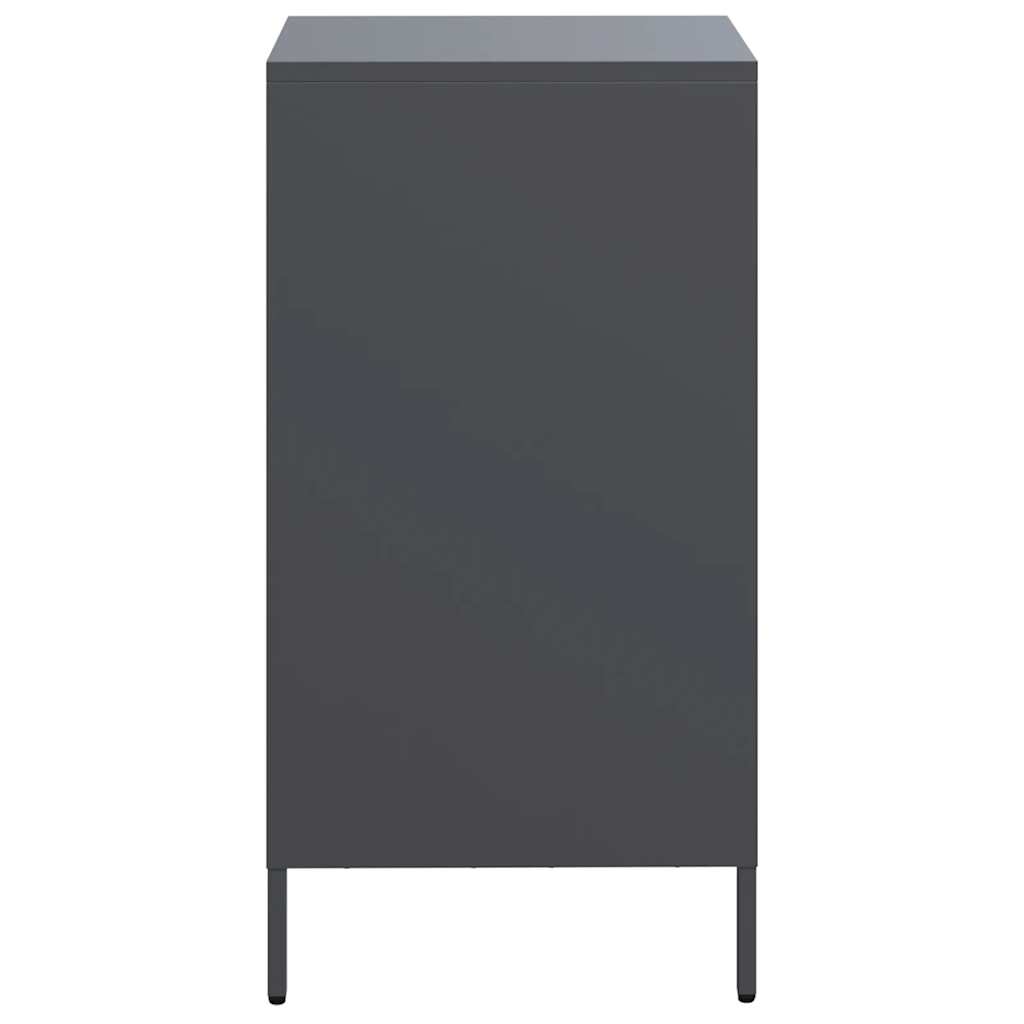 Anthracite sideboard 35x39x73.5 cm cold rolled steel