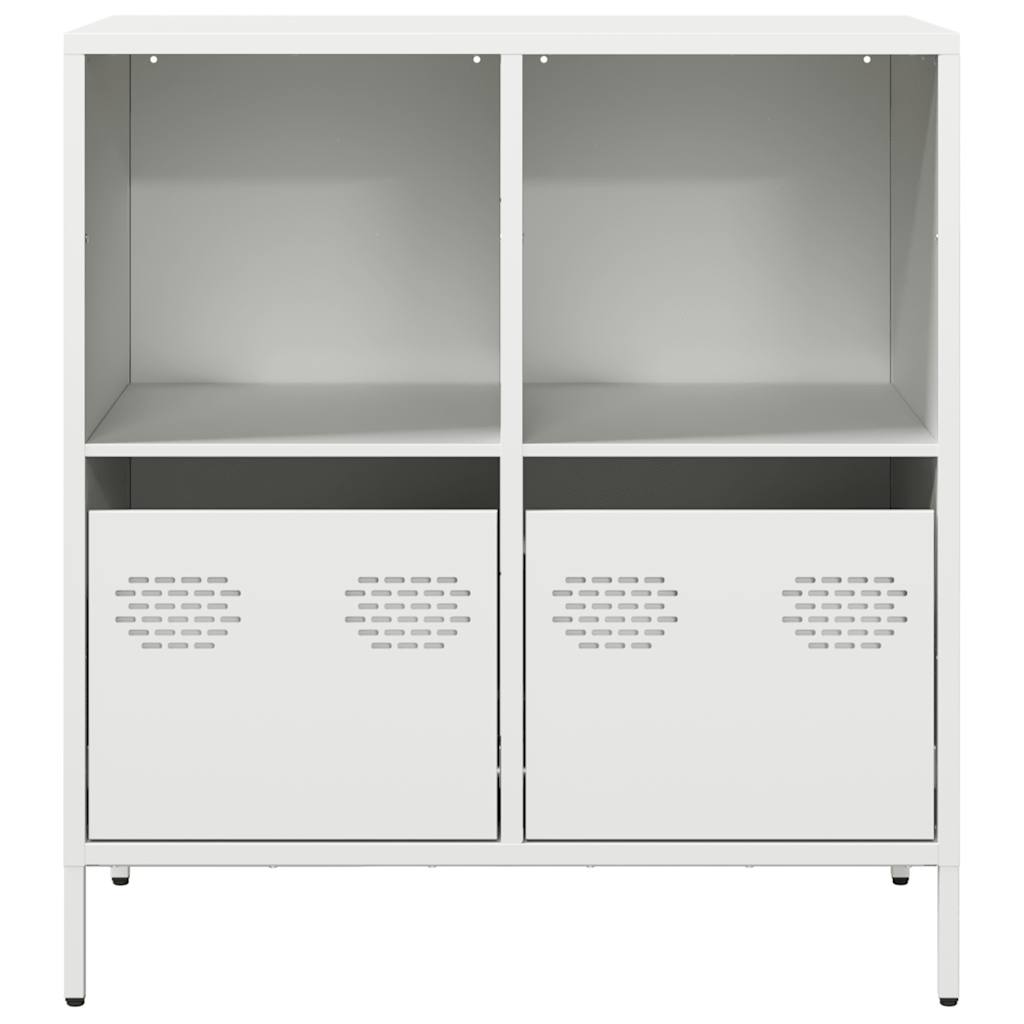 Buffet blanc 68x39x73,5 cm acier laminé à froid