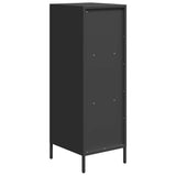 Buffet haut noir 35x39x103,5 cm acier