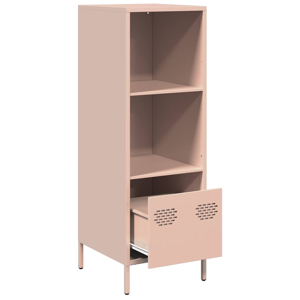 High pink sideboard 35x39x103.5 cm steel