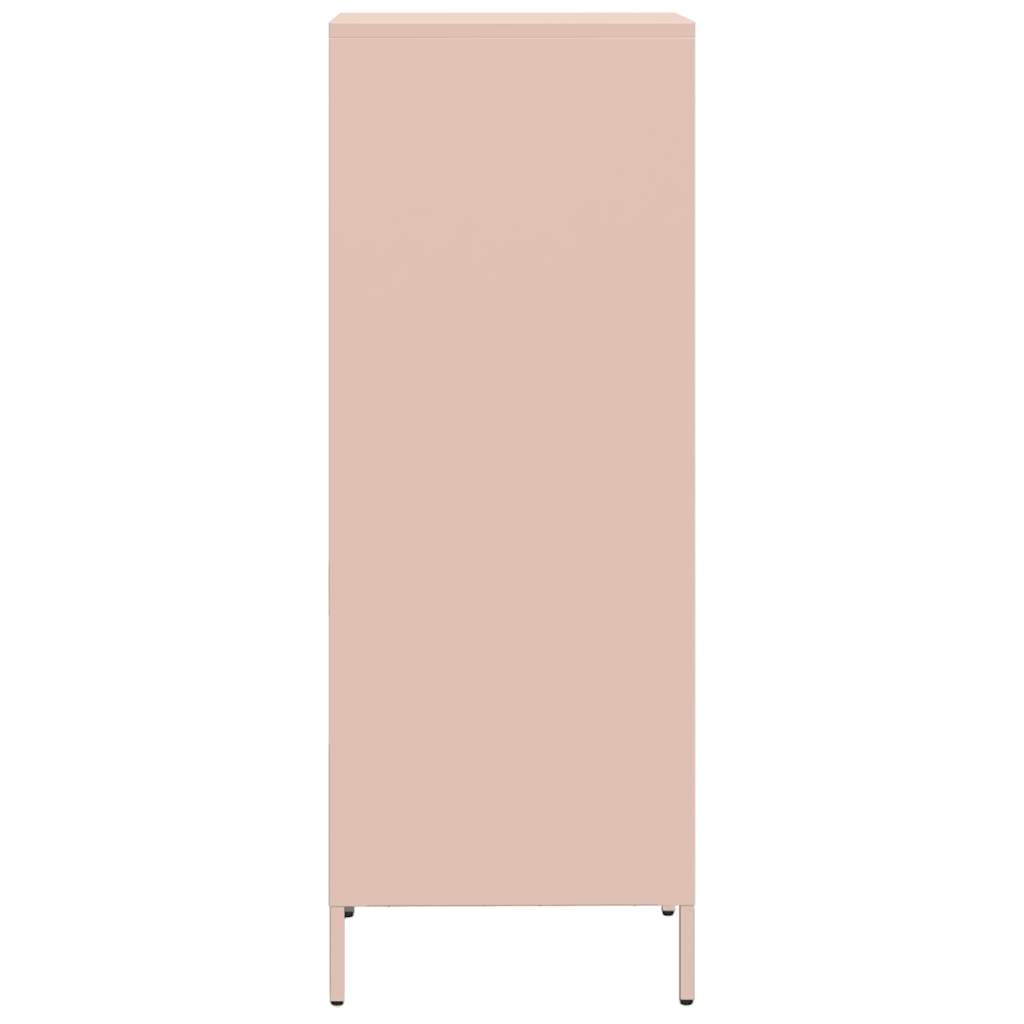 High pink sideboard 35x39x103.5 cm steel