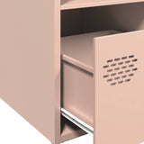 High pink sideboard 35x39x103.5 cm steel