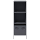 Buffet haut anthracite 35x39x103,5 cm acier