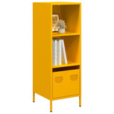 Buffet haut jaune moutarde 35x39x103,5 cm acier