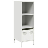 Buffet haut blanc 35x39x103,5 cm acier