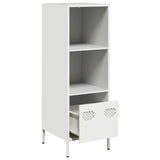 Buffet haut blanc 35x39x103,5 cm acier