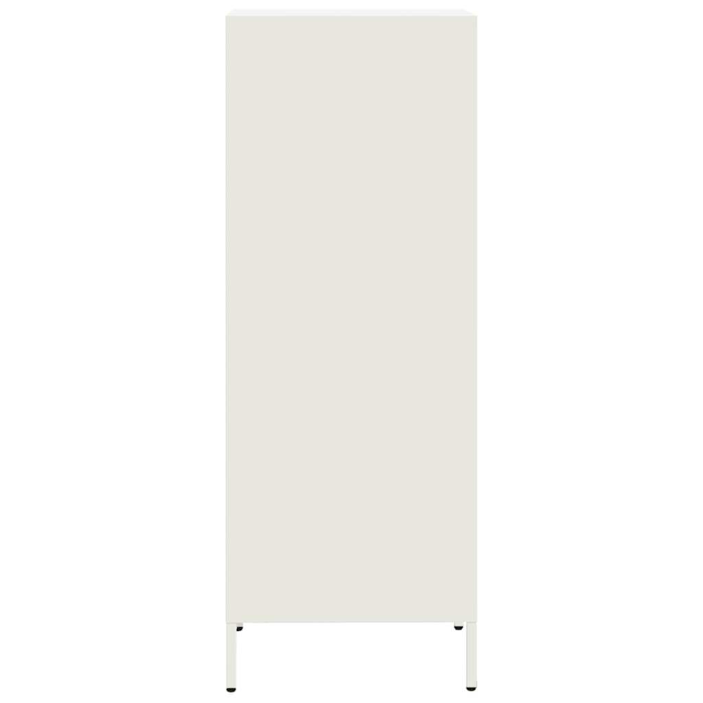 Buffet haut blanc 35x39x103,5 cm acier