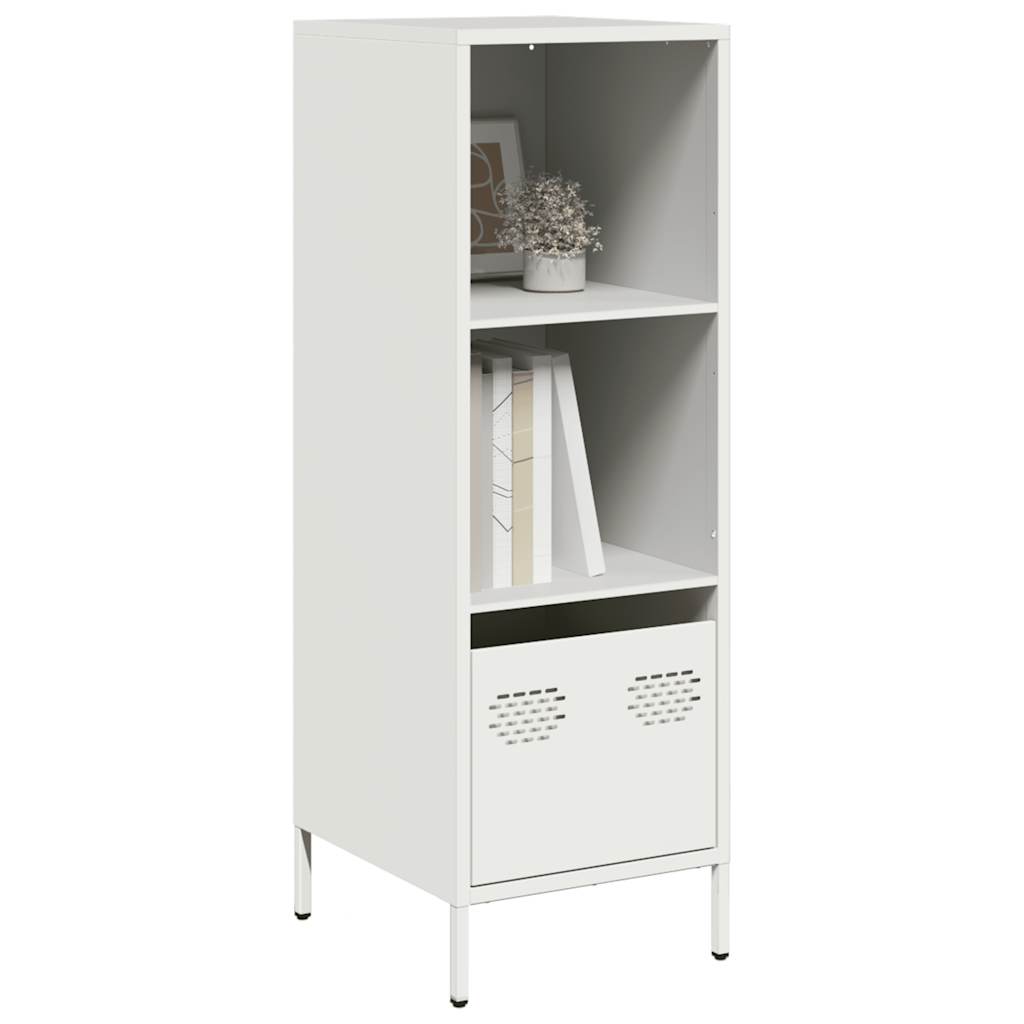 Buffet haut blanc 35x39x103,5 cm acier