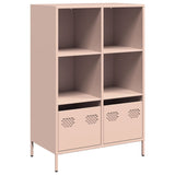 Buffet haut rose 68x39x103,5 cm acier