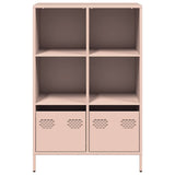 Buffet haut rose 68x39x103,5 cm acier