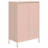 Buffet haut rose 68x39x103,5 cm acier