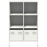 Buffet haut blanc 68x39x103,5 cm acier