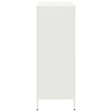 Buffet haut blanc 68x39x103,5 cm acier