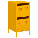 Buffet jaune moutarde 35x39x73,5 cm acier laminé à froid