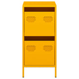 Buffet jaune moutarde 35x39x73,5 cm acier laminé à froid