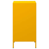 Buffet jaune moutarde 35x39x73,5 cm acier laminé à froid