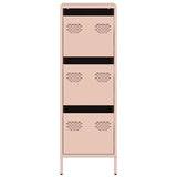 Buffet haut rose 39x35x103,5 cm acier