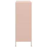 Buffet haut rose 39x35x103,5 cm acier