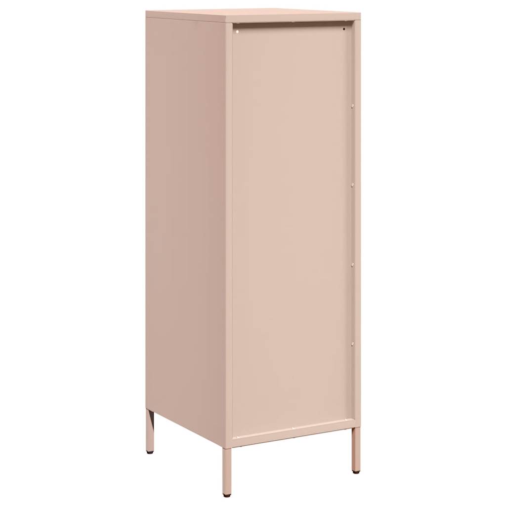 Buffet haut rose 39x35x103,5 cm acier