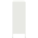 Buffet haut blanc 39x35x103,5 cm acier