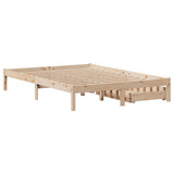 Cadre de lit sans matelas 120x190 cm bois de pin massif