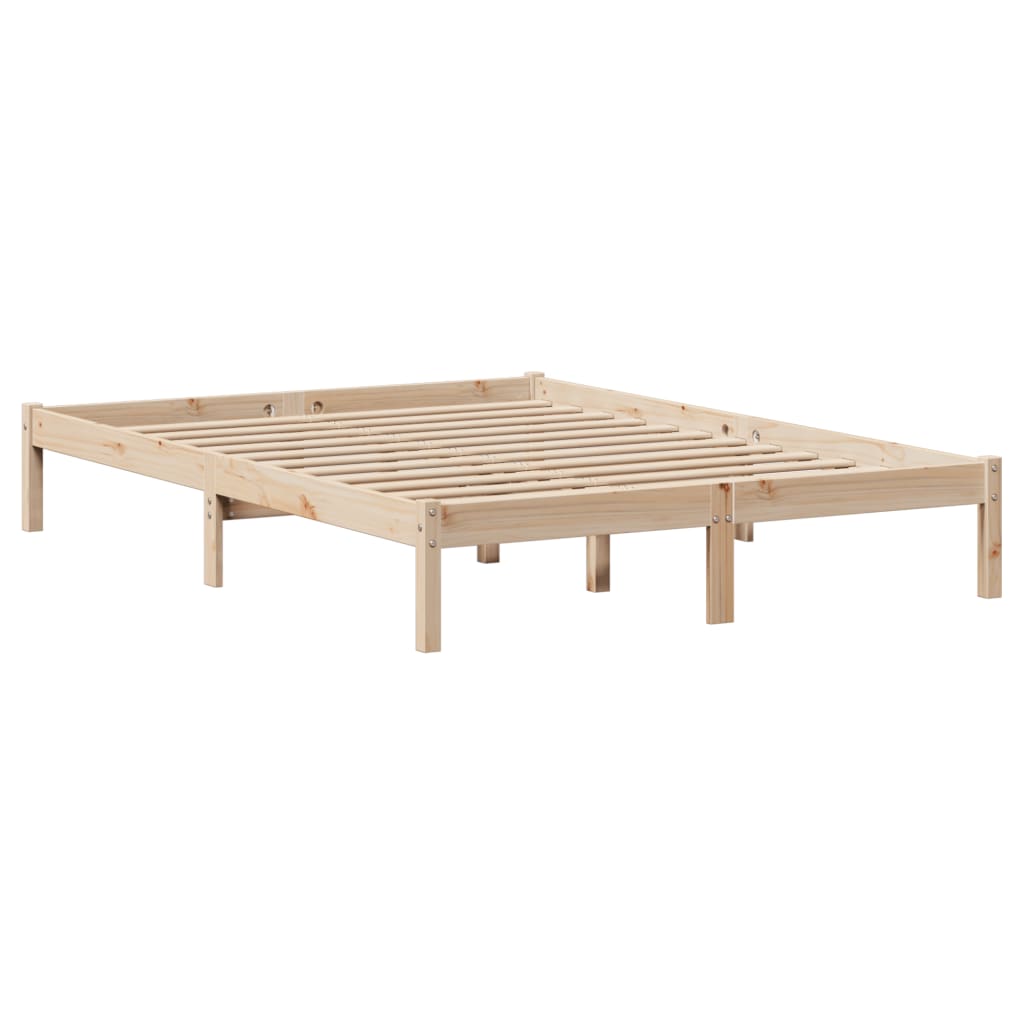 Cadre de lit sans matelas 120x190 cm bois de pin massif