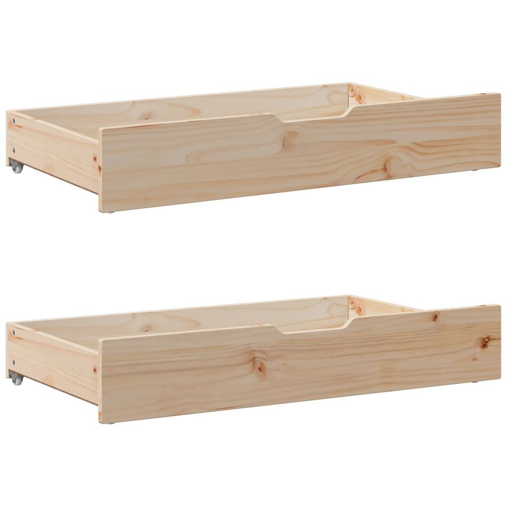 Bed frame without mattress 140x200 cm solid pine wood